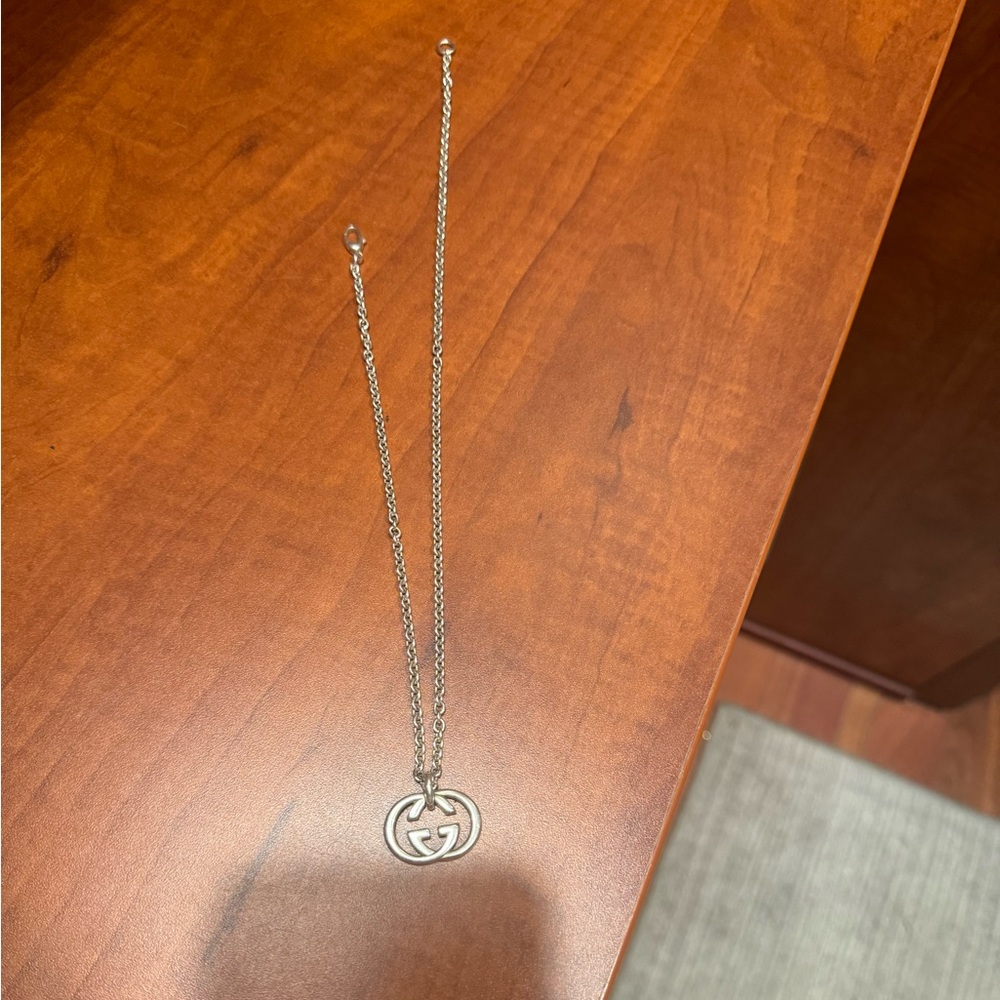 Sterling silver gucci necklace perfect condition